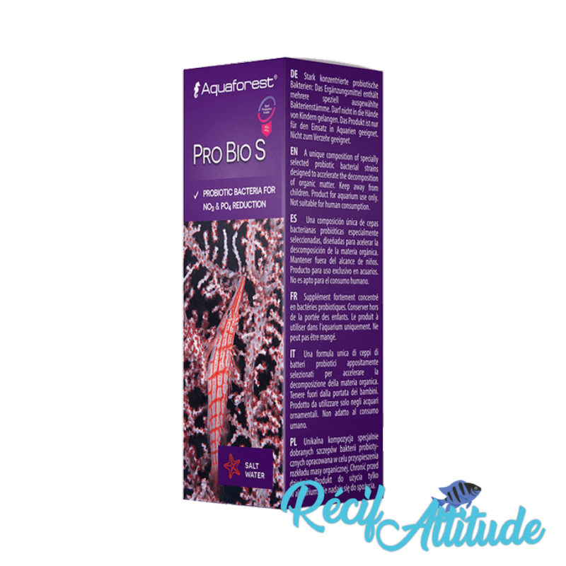 Aquaforest Pro Bio S – bactéries probiotiques pour aquarium récifal