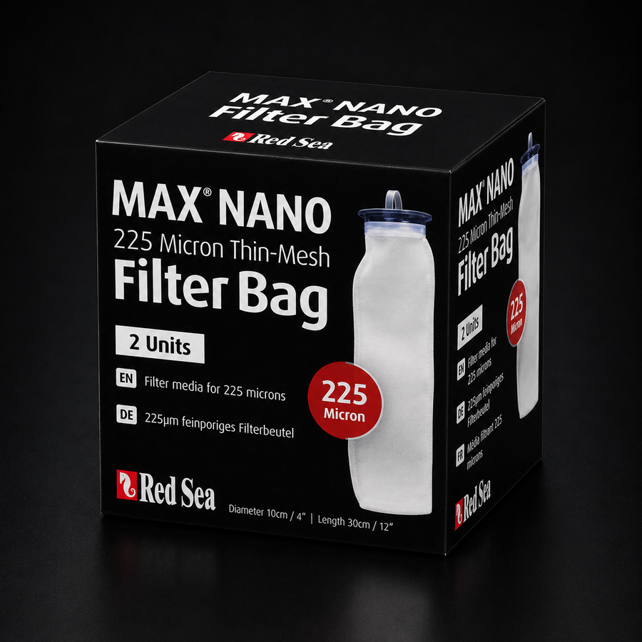Red Sea MAX NANO 225 Micron Thin-Mesh Filter Bag – Lot de 2