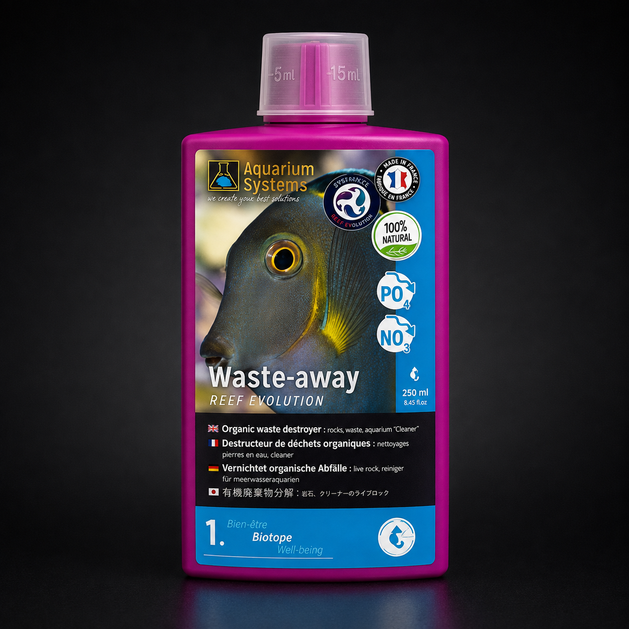 Aquarium Systems Waste-Away Reef Evolution – Bactéries anti-déchets 500 ml
