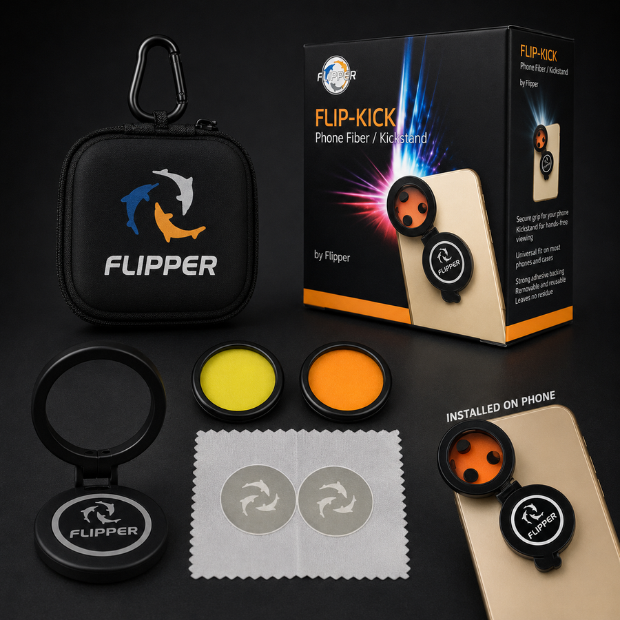 Flipper Flip-Kick – Filtre photo smartphone & support